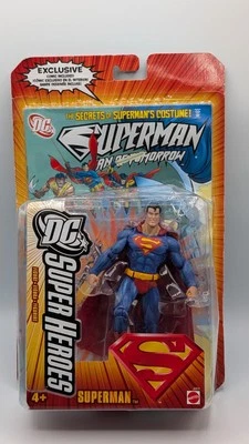 DC Super Heroes SUPERMAN 6" Action Figure Series 2 Mattel  2006 Box Damage New - Image 1 of 4