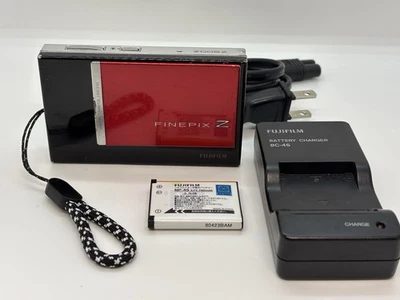 FUJIFILM FinePix Z200fd 10.0MP 5x Zoom Compact Digital Camera Black From Japan - Image 1 of 4