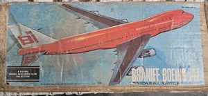 Aurora Braniff Boeing 747 1/156 Scale Model Kit Unassembled - Picture 1 of 4