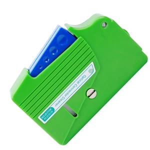 Optic Fiber End Face Clean Box SC FC Fiber Wiping Tool Pigtail Cleaner Cassette - Afbeelding 1 van 11