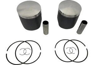 Wossner Piston Kit - 81.86mm Hardcoat Anodized - 2 Stroke Motorcycle ATV/UTV - Picture 1 of 3