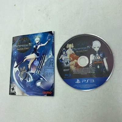 Deception IV 4 Blood Ties Sony Playstation 3 PS3 Disc & Manual Only Tested Works - Image 1 of 2