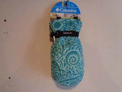 Columbia Omni Shield Green Mittens Youth Size Large New - Image 1 of 4