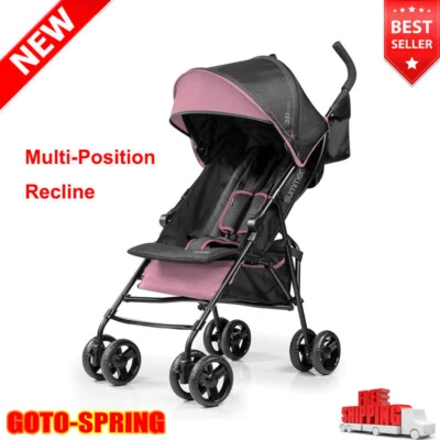 Lightweight Stroller W/ Compact Fold Multi-Position Recline & Pop Out Sun Visor - Image 1 of 4