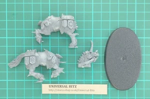Chaos Knights Knight Horse C Warhammer AOS Slaves Darkness Oval A5 F - Picture 1 of 1