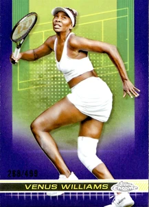 2024 Topps Chrome Venus Williams #200 rifrattore viola /499 - Foto 1 di 2
