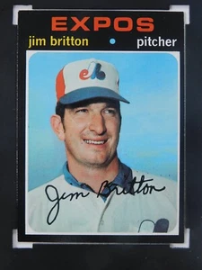 1971 Topps Baseball Card #699 Jim Britton (NM) - Picture 1 of 2
