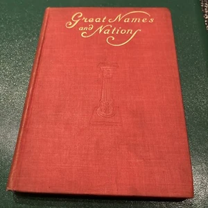 Große Namen und Nationen, Harmon B. Niver, 1906 Antik, Stoff - Bild 1 von 6