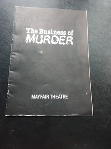 The Business Of Murder Program Mayfair Theatre - Picture 1 of 1