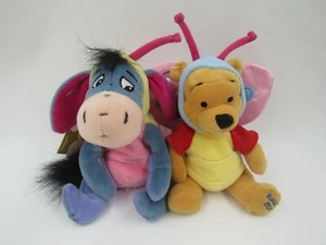 Disney Mariposa Winnie the Pooh & Eeyore Pascua 2000 Bolsa de Frijoles Peluche - Imagen 1 de 4