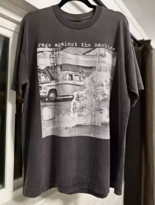 Rage Against the Machine Classic Black Tee Baumwolle Unisex Shirt ZA182 - Bild 1 von 4