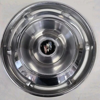 Buick Lesabre Electra 1961 tapacubos de acero inoxidable de 15 pulgadas OEM GM Foto 1 de 4