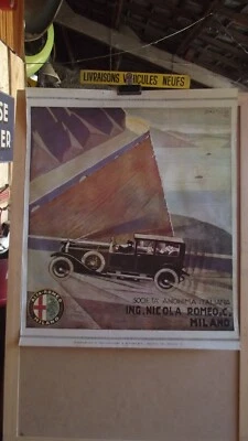 AFFICHE POSTER ALFA ROMEO - Photo 1/4