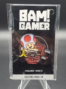 BAM Gamer Box Mario Kart Toad Exclusive Enamel Pin Volume 1 Box 3 - Picture 1 of 1
