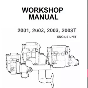 Workshop Service Manual for Volvo Penta - 2001 2002 2003 2003T - Picture 1 of 1