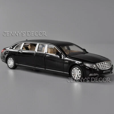1:32 Scale Diecast Car Model Toys Maybach S650 Luxury Stretch Limousine Replica - Image 1 of 4