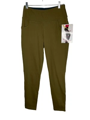 Legging Mujer con Control St. Tropez Sarga con Bolsillos A516504 Oliva Talla 4 Nuevo Foto 1 de 4