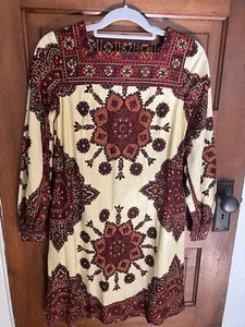 Vintage 1960’s 70’s LORD & TAYLOR ~ Shift Dress Sz 6/XS Hippie Psychedelic Print - Picture 1 of 18