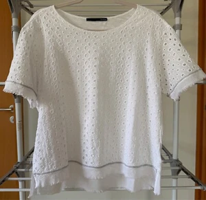 *LeComte* Kurzarm-T-Shirt, Größe 40, weiß - Guter Zustand! - Bild 1 von 5
