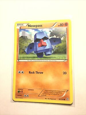 NOSEPASS - 62/124 - Dragons Exalted - Pokemon Card - LP