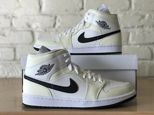 Nike Air Jordan 1 Mid SE AJ1 Mujer Talla 11.5/Hombres 10 Leche de Coco Marfil BQ6472-121 - Imagen 1 de 9