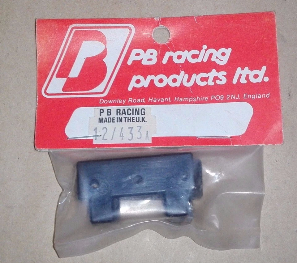 PARTI IN PLASTICA PB RACING RC 1/10 VINTAGE PART 12/433A - Immagine 1 di 1