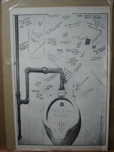 Let it all Hang out Vintage Poster political 1970's Urinal graffiti Inv#G7155 - Picture 1 of 5