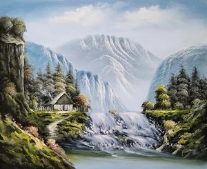 Paisaje de "Boren" - #5D-2, 20x24, pintura al óleo sobre lienzo pintada a mano - Imagen 1 de 5