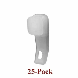 DIAPOSITIVAS PORTADORAS DE CORTINAS para varillas transversales blancas estándar (paquete de 25) - Imagen 1 de 3