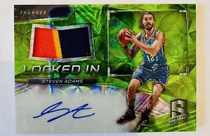 Steven Adams 2016-17 Panini Spectra Locked In Game Used Patch Autograph Auto /25 - Imagen 1 de 1