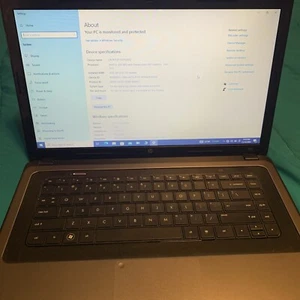 HP 2000 Notebook Laptop Only No Charger Tested Works AMD E-450 APU 4GB RAM Win10 - Picture 1 of 8