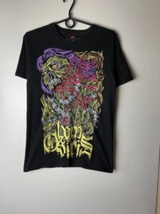 Born Of Osiris crazy skulls vintage t-shirts size S - Picture 1 of 3