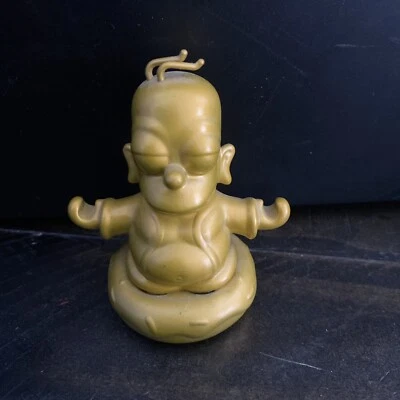 Kidrobot The Simpsons Homer Buddha Donut Gold 3" vinyl figure Loose - Image 1 of 4