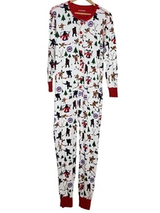 Little Blue House Pijama Mujer Grande Hockey Noche Unión Traje Pijamas Trampa Puerta - Imagen 1 de 7