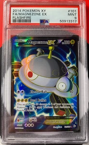 Magnezone EX (101 arte completo) 101/106 Flashfire Holo 2014 Pokémon XY PSA 9 COMO NUEVO - Imagen 1 de 2