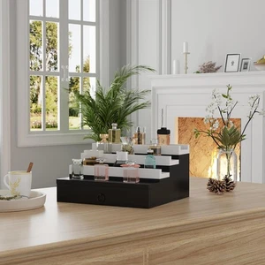 Blisse Colonia/Organizador de Perfumes, Cajón de Almacenamiento de 4 Niveles con Compartimentos Ocultos - Imagen 1 de 6