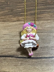 Avon vintage necklace peppermint rose - Picture 1 of 6