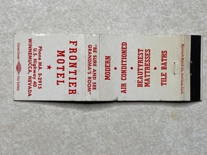 H512 Streichholzschachtelhülle Frontier Motel, Winnemucca, Nevada NV "Modern - Fliesenbäder" - Bild 1 von 2