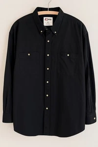 VTG Chase Authentics Shirt Mens XL Black Long Sleeve Button Down Cotton NASCAR - Picture 1 of 9