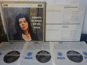 WBg ED1 MASCAGNI - CAVALLERIA RUSTICANA / LEONCAVALLO 3LP BOX, DECCA SXL 2253-5 - Picture 1 of 6