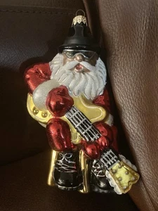 Joy to the world polnischer Weihnachtsschmuck aus mundgeblasenem Glas, wenn der Weihnachtsmann den Blues macht - Bild 1 von 10