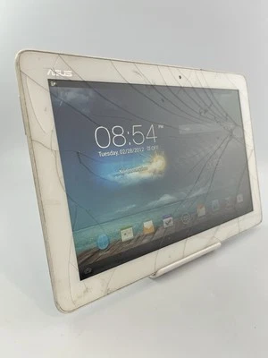 Asus MeMo Pad 10 ME102A K00F White WiFi 8GB 10.1" 1GB Ram Android Tablet Cracked - Image 1 of 4