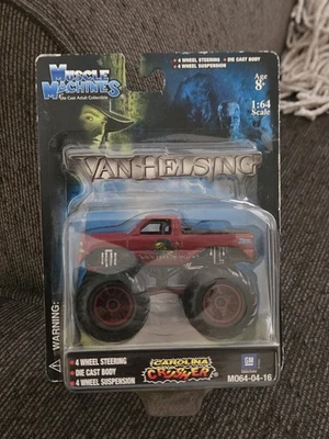 Monster Truck Muscle Machine Van Helsing 2004 rojo Carolina Crusher 1:64 diecast Foto 1 de 4