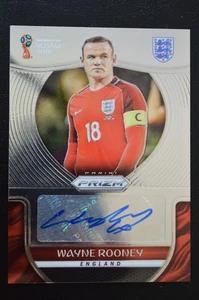 2018 Panini Prizm World Cup Signatures Autographs WAYNE ROONEY - Picture 1 of 2