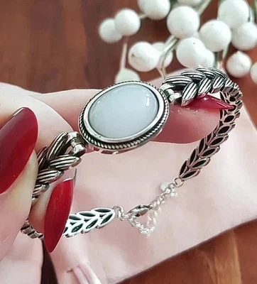 EDLES Armband 925 SILBER massiv Armkette BOHEMIAN ARMREIF Armzange Zirkonia Ring - Bild 1 von 4