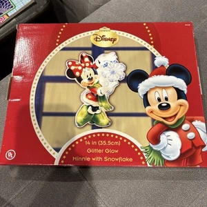 Disney Frozen Lighted Minnie 14” Indoor /  Outdoor Decor - Picture 1 of 3