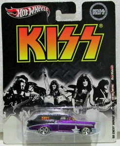 Hot Wheels 2011 cultura pop 1956 56 Chevy Nómada entrega púrpura - pliegue menor - Imagen 1 de 6