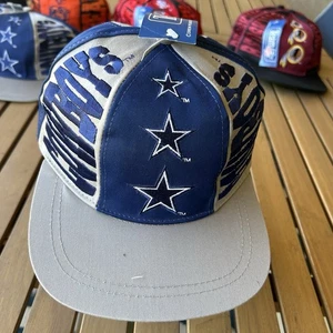 Cappello berretto snapback vintage anni 90 Dallas Cowboys Drew Pearson NFL nuovo con etichette raro - Foto 1 di 11