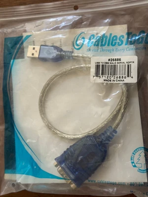 CablesToGo 26886 USB DB9 ADAPTER - Image 1 of 2