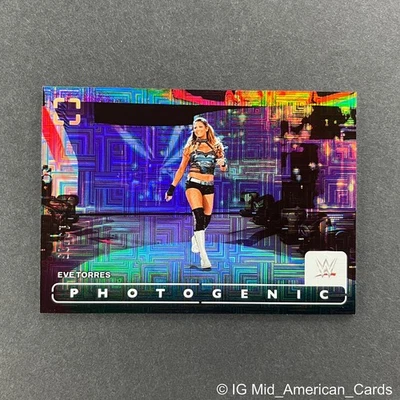 2024 PhotoGenic WWE Eve Torres #80 WWE Legends Maze Parallel /25 - Image 1 of 4
